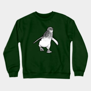 Little penguin - ink illustration Crewneck Sweatshirt